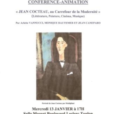 Conférence du 13 janvier 2010 « Jean Cocteau, au carrefour de la modernité »