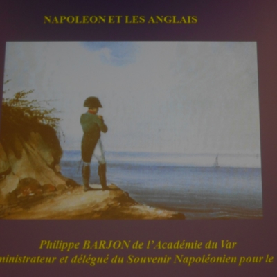 Conférence NAPOLÉON ET LES ANGLAIS par M Philippe BARJON  22 avril 2015