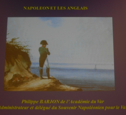 Conférence NAPOLÉON ET LES ANGLAIS par M Philippe BARJON  22 avril 2015