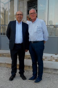 Bernard SASSO et Jean-Louis MUTTE general manager de la Villa Brignac