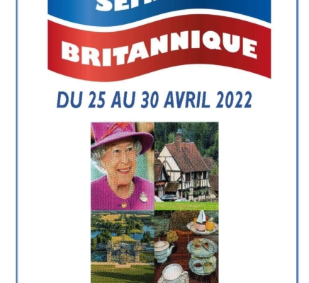 Semaine britannique 25-30 avril 2022