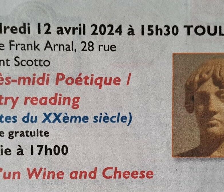 Poetry reading and Wine & Cheese